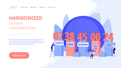 Image showing The harmonized system concept landing page