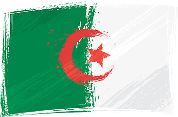 Image showing Grunge Algeria flag