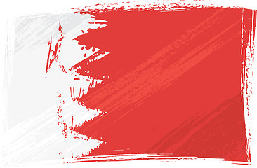 Image showing Grunge Bahrain flag