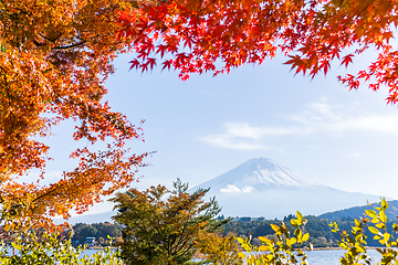 Image showing Fuji and Kawaguchiko