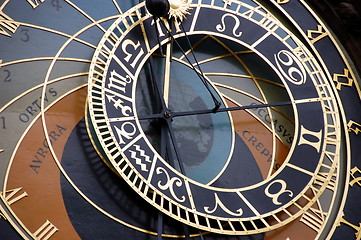 Image showing old Prague astronomical clock