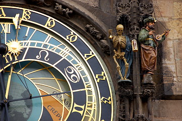 Image showing old Prague astronomical clock