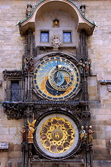 Image showing old Prague astronomical clock