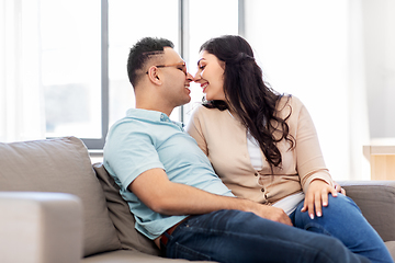 Image showing happy couple at home