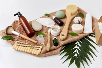 Image showing natural cosmetics and bodycare eco products