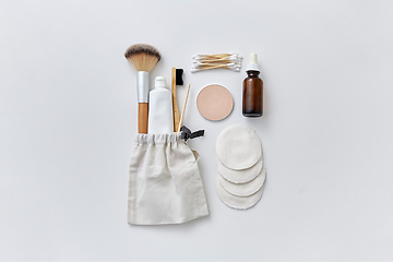 Image showing natural cosmetics and hygienic products