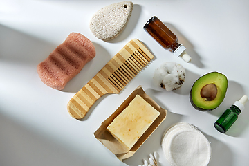 Image showing natural cosmetics and bodycare eco products