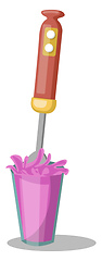 Image showing Hand mixer vector color illustration.