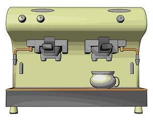 Image showing A vending machine in shop vector or color illustration