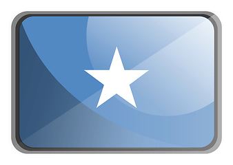 Image showing Vector illustration of Somalia flag on white background.