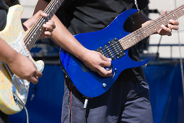 Image showing Guitar players