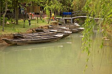 Image showing Rowboats