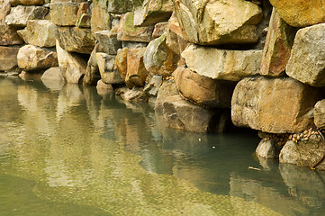 Image showing Stone pond