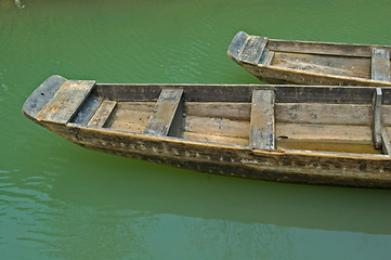 Image showing Rowboats