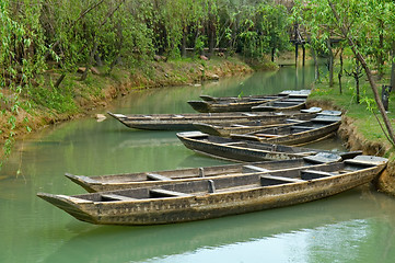 Image showing Rowboats