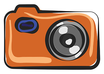 Image showing Painting of a camera vector or color illustration