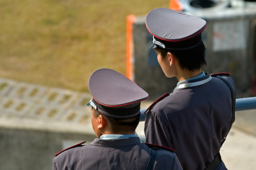 Image showing Security guard surveillance