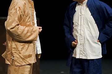 Image showing Actors in Chinese clothes