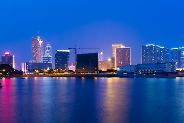 Image showing Macao city at night