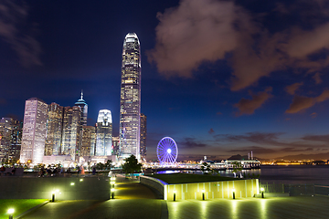 Image showing Hong Kong city night