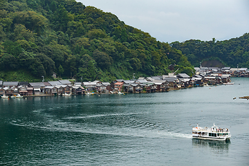 Image showing Ine-cho in Kyoto of Japan 