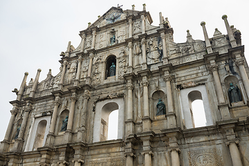 Image showing Ruins St.Paul Church in macao