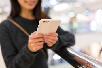 Image showing Woman use of cellphone