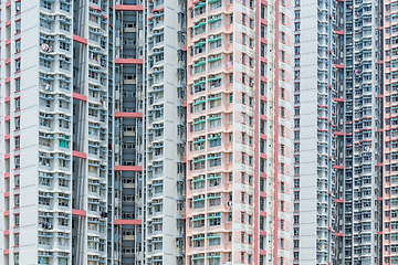 Image showing Apartment building in Hong Kong