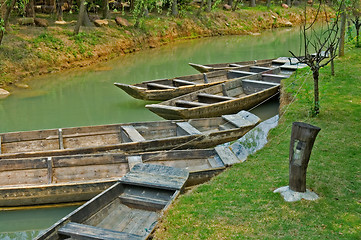 Image showing Rowboats