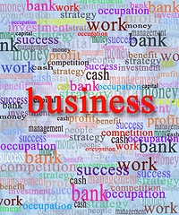 Image showing Business word with accompanying words