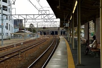 Image showing Train station