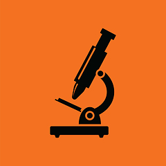 Image showing School microscope icon