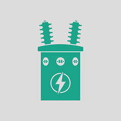 Image showing Electric transformer icon