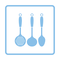 Image showing Ladle set icon