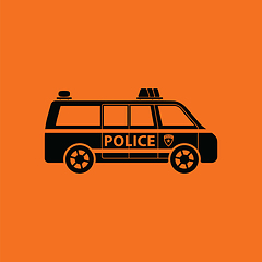 Image showing Police van icon
