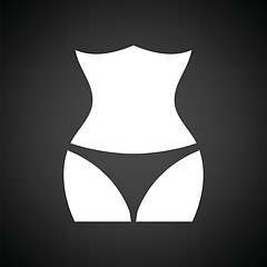 Image showing Slim waist icon