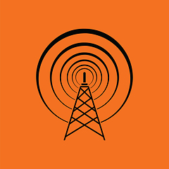 Image showing Radio antenna icon