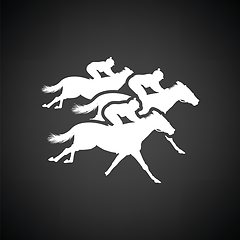 Image showing Horse ride icon
