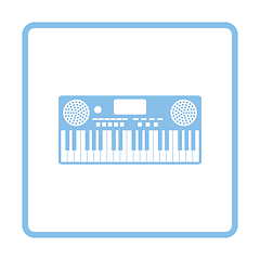 Image showing Music synthesizer icon