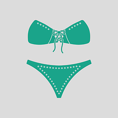 Image showing Sex bra and pants icon