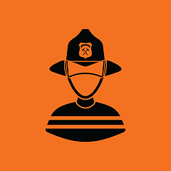 Image showing Fireman icon