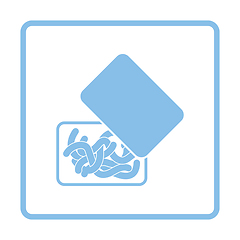 Image showing Icon of worm container