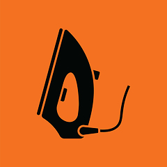 Image showing Steam iron icon