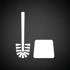 Image showing Toilet brush icon