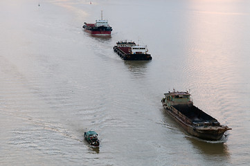 Image showing Container ships