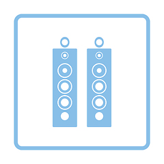 Image showing Audio system speakers icon