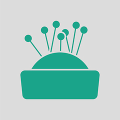 Image showing Pin cushion icon