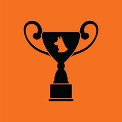 Image showing Dog prize cup icon