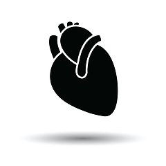 Image showing Human heart icon