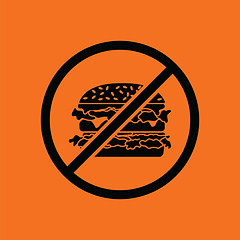 Image showing  Prohibited hamburger icon